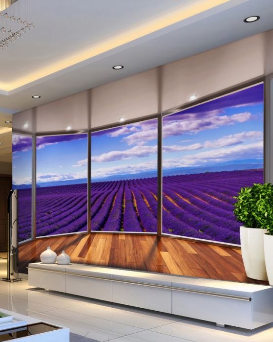 Papier peint Lavande